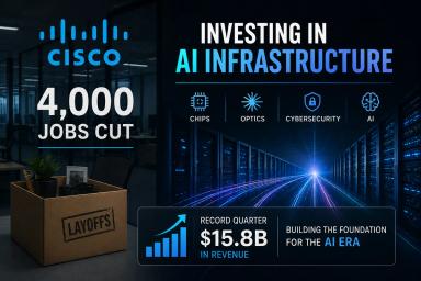Cisco מפטרת כמעט 4,000 עובדים ומסיטה השקעות לתשתיות AI