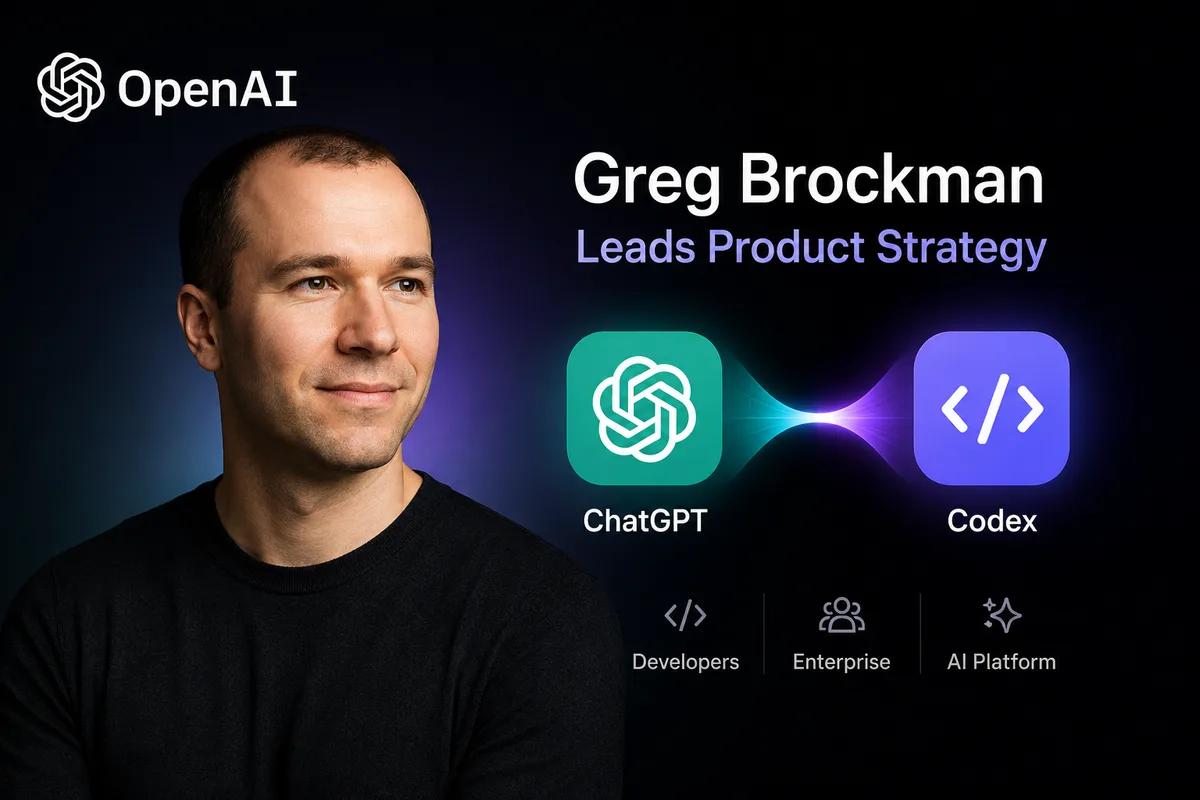 Greg Brockman יוביל את אסטרטגיית המוצר של OpenAI  והחיבור בין ChatGPT ל-Codex מתהדק