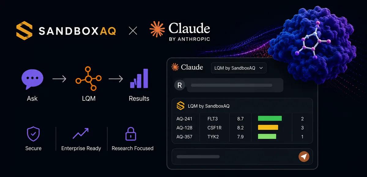 SandboxAQ משלבת מודלי AI לגילוי תרופות ב-Claude של Anthropic