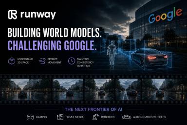 Runway מתמקדת במודלי עולם ומציבה אתגר ל-Google