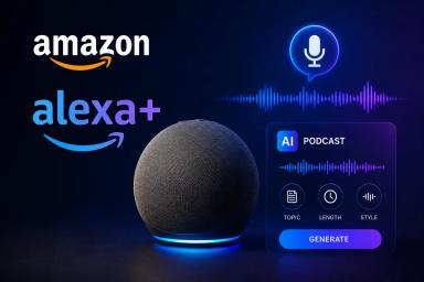 Amazon מוסיפה ל-Alexa+ יצירת פודקאסטים מותאמים אישית ב-AI לפי דרישה